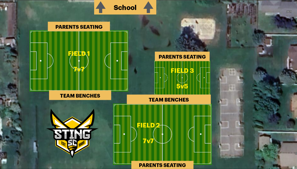 StingSC Hayden Meadows Field Map